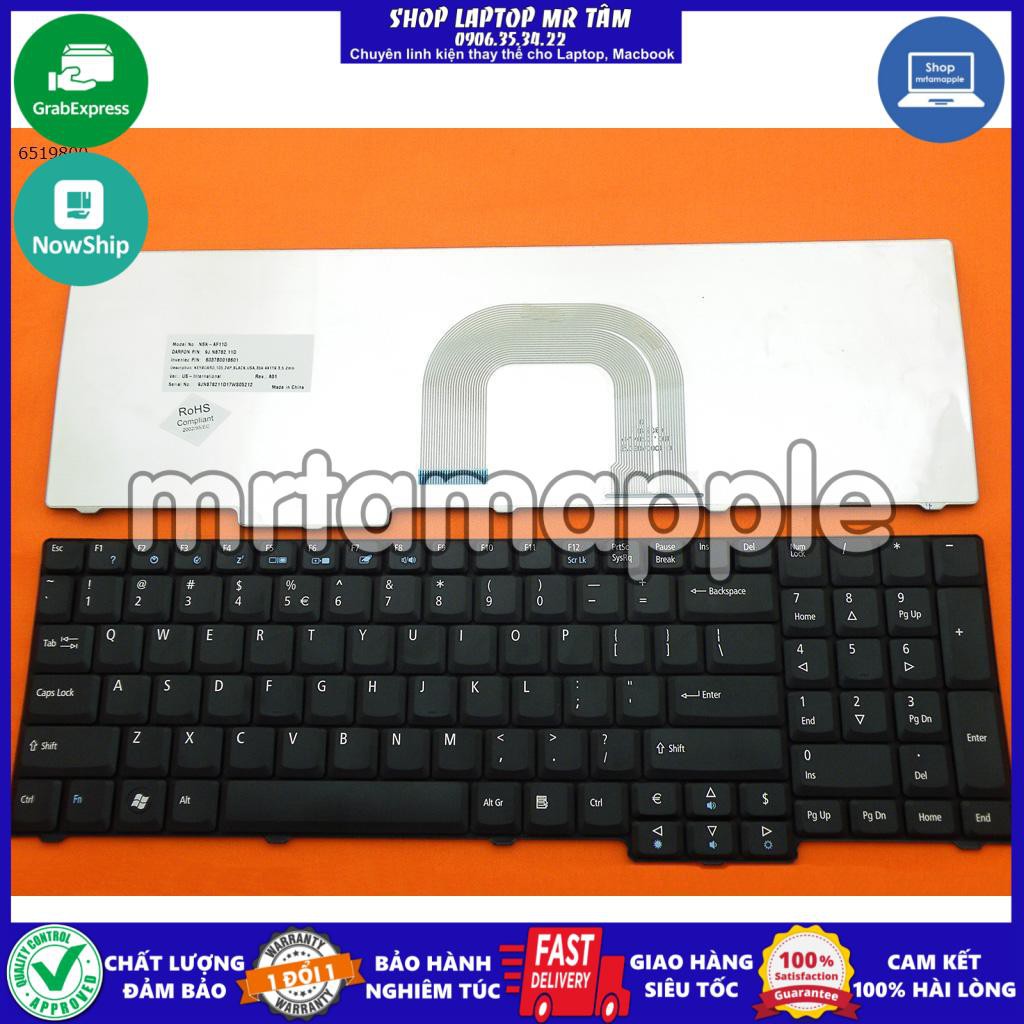 (KEYBOARD) BÀN PHÍM LAPTOP ACER 9800 9810 dùng cho Aspire 9800 9810