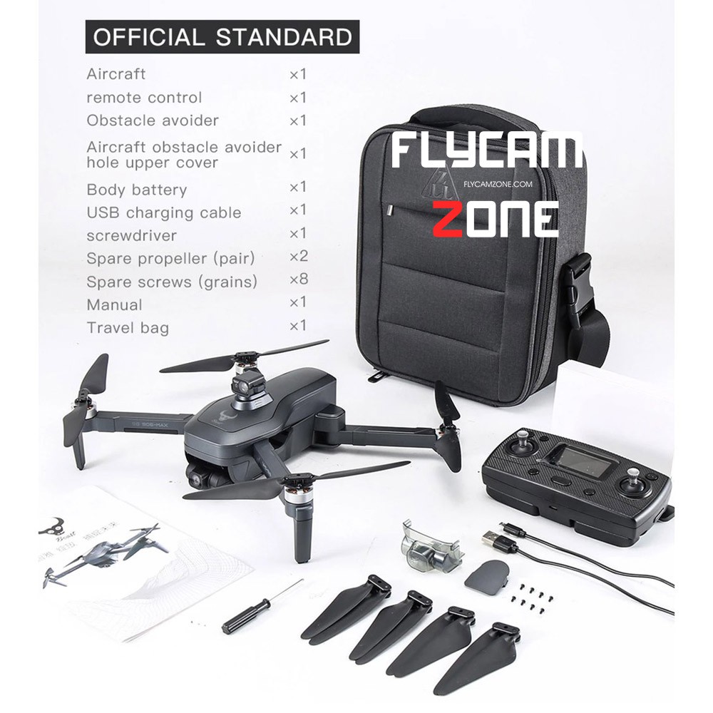 Flycam SG906 Max, SG906 Pro 3, Camera 4K, Gimbal Chống Rung 3 Trục, Cảm biến Tránh Chướng Ngại Vật