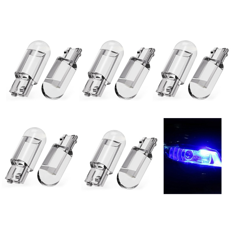 Bóng Đèn Led Cob Dc 12v T10 6000k Chất Liệu Acrylic Chuyên Dụng Cho Xe Hơi