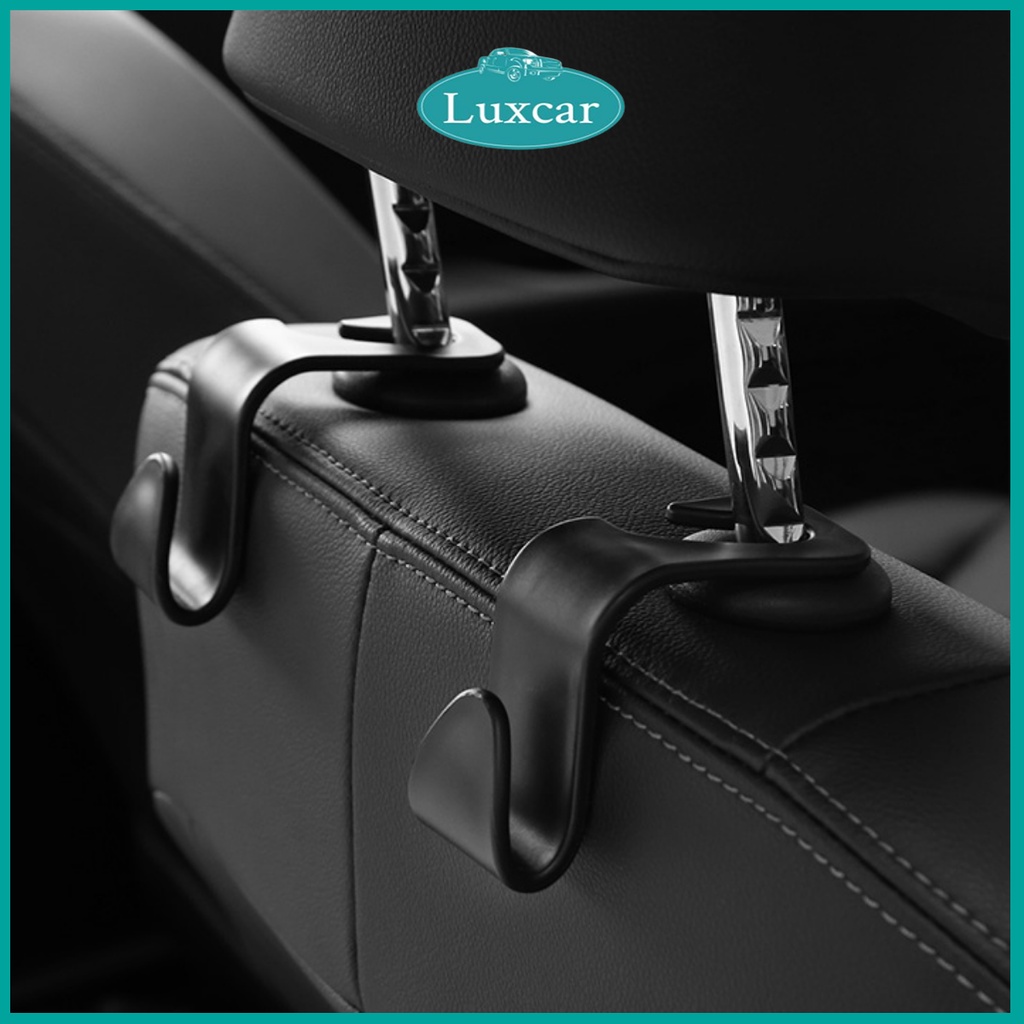(Rẻ Vô Địch) Móc Chữ S Luxcar Treo Đồ Sau Ghế Ô Tô Chất Liệu Nhựa ABS Cao Cấp Tiện Lợi Nhỏ Gọn Bền Bỉ