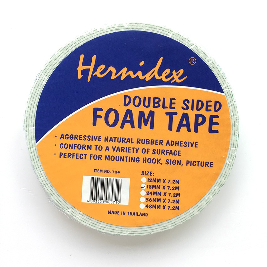 Băng keo xốp 2 mặt Hernidex DOUBLE SIDED FOAM TAPE