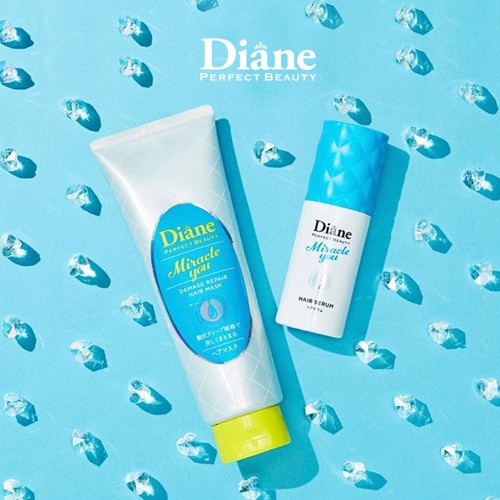 Combo 4 Dầu gội xả + Serum + Mặt nạ tóc dành cho tóc nhuộm tẩy Diane Miracle You Damage Repair & Treatment 450ml*2