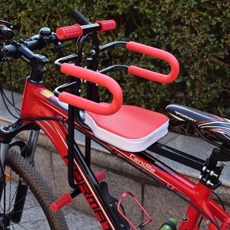 Ghế gắn phía trước cho bé ngồi trên xe đạp xe đạp điện có vòng tay giữ an toàn