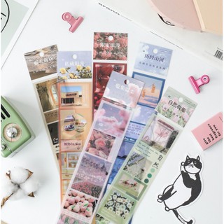 Masking tape trang trí hình phong cảnh