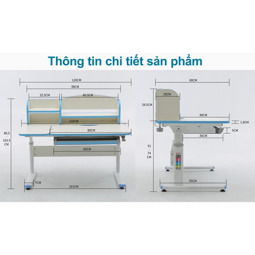 (Hàng chính hãng) Bàn học sinh thông minh chống gù, chống cận Sihoo H9C | BigBuy360 - bigbuy360.vn