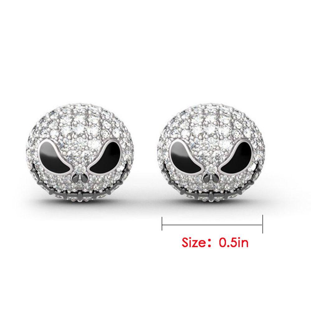 Bông Tai Hình Đầu Lâu Thời Trang Giáng Sinh