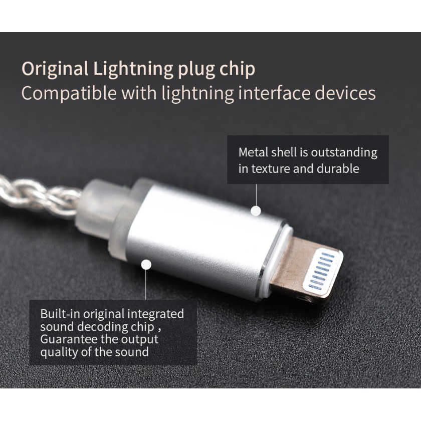 Dây bạc cao cấp Kz chân lightning