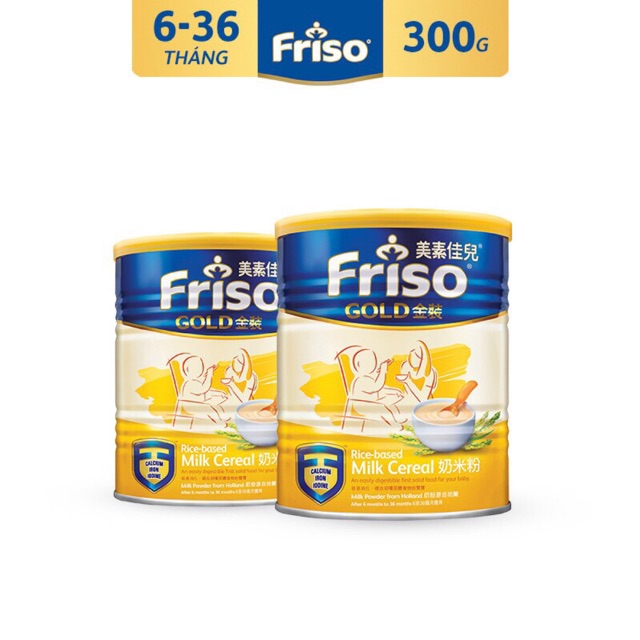 Combo 2 lon Bột ăn dặm Friso gold 300g