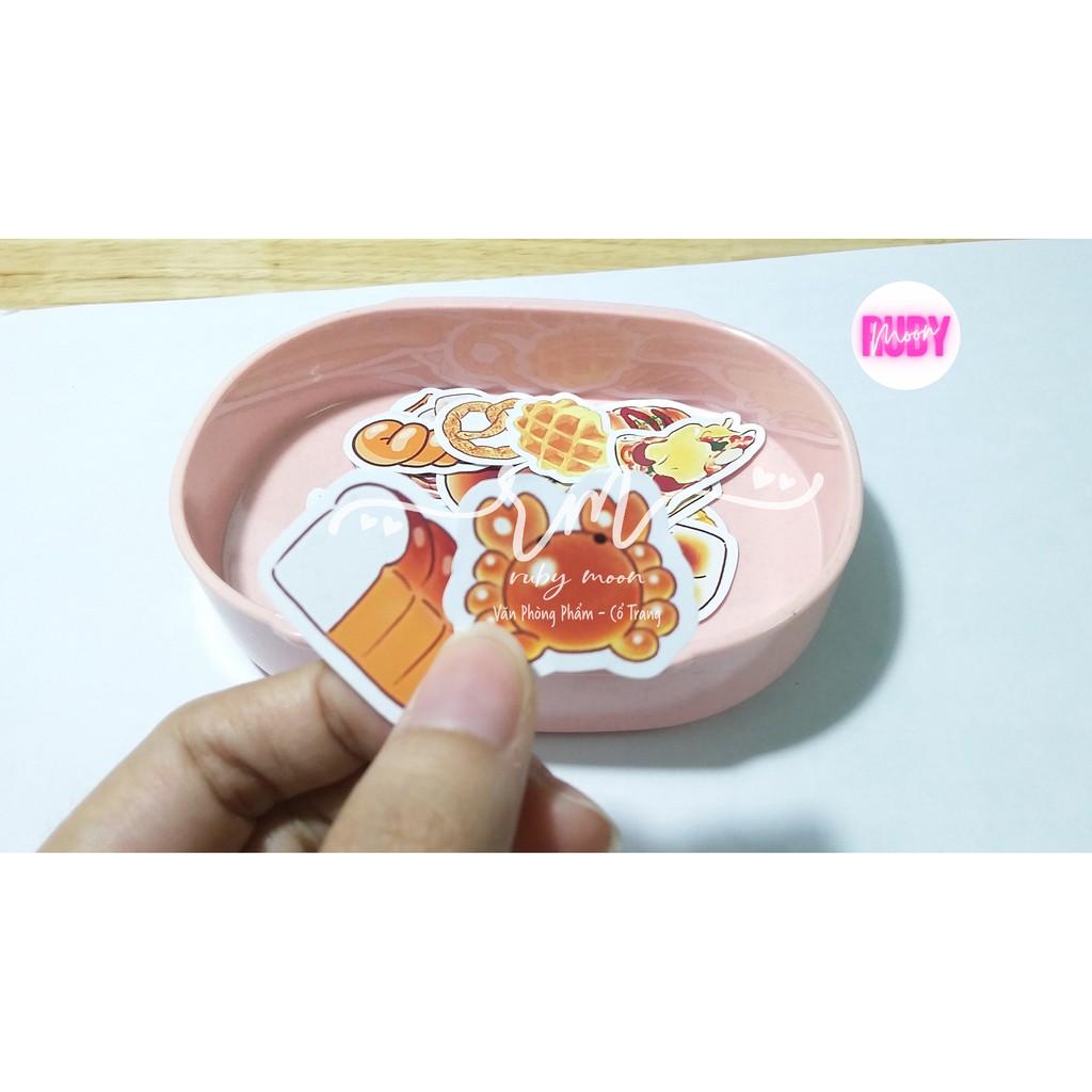 Bộ 36 Nhãn Dán Sticker Bánh Mì
