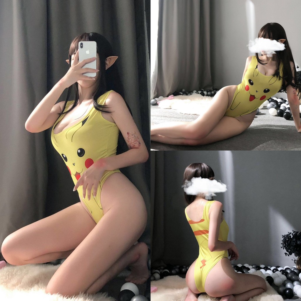 Đồ ngủ sexy FREE SHIP Cosplay Pikachu gợi cảm đáng yêu