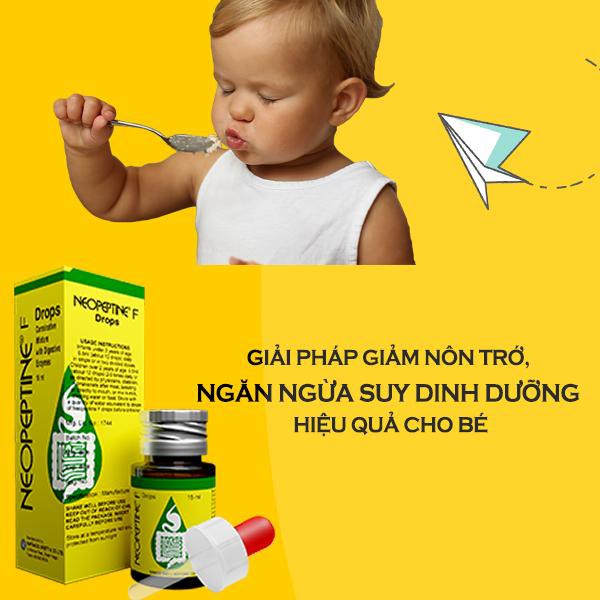 NEOPEPTINE DROP(15ML)-GIẢM ĐẦY HƠI NÔN TRỚ CHO BÉ