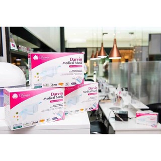 Khẩu trang y tế kháng khuẩn Darvin (hộp 50 chiếc)