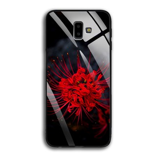 [FREESHIP ĐƠN 50K] Ốp Lưng Samsung Galaxy J6 Plus - mặt Kính Cường Lực - 03015 0595 HOABINGAN05