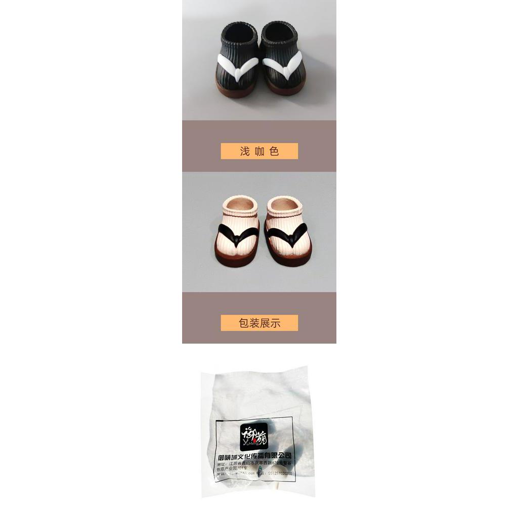 Mô Hình Búp Bê Guốc Đất Sét Dễ Thương OB11