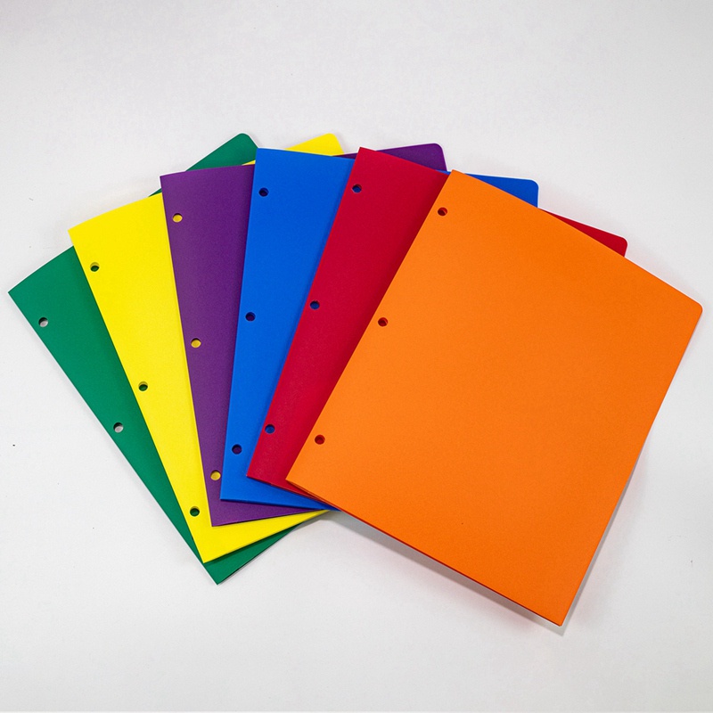 Set 6 Bìa Đựng Tài Liệu 2 / 3 Lỗ 6 Màu Tiện Lợi