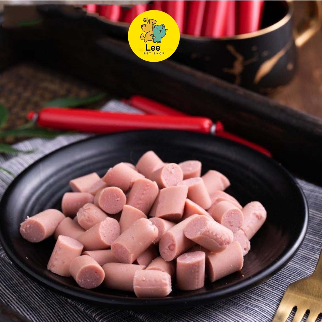 Xúc Xích Cho Chó Mèo Hamster Thanh 15gr- Giàu Dinh Dưỡng, Vitamin, Đạm - Leepetshop