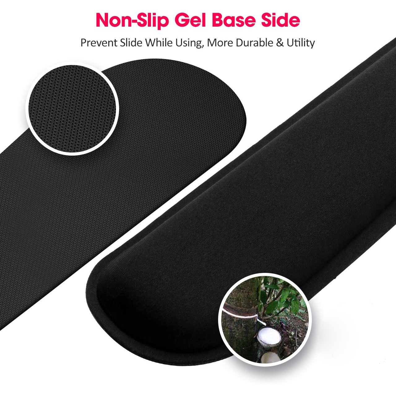 Đệm kê cổ tay sử dụng bàn phím / chuột / miếng lót chuột có đệm kê cổ tay thiết kế tiện dụng cho người dùng | BigBuy360 - bigbuy360.vn