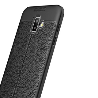 Ốp Lưng Dẻo Đen Chống Sốc Autofocus Samsung J6 Plus Tặng Kính Cường Lực