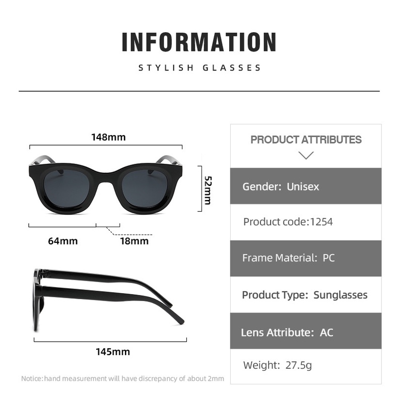 Kính mát thời trang Hàn Quốc cho nam và nữ