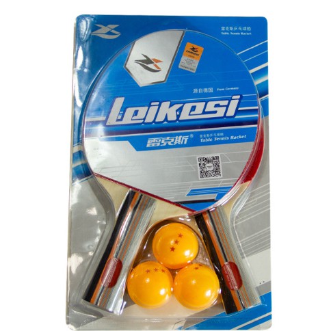 vợt bóng bàn cao cấp LX-2112 ,bộ gồm 2 vợt kèm 3 bóng