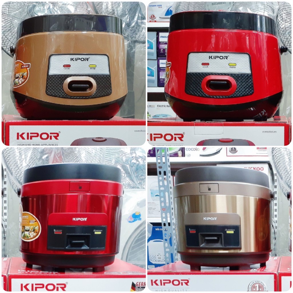 Nồi cơm điện Kipor Hàn Quốc model cao cấp KP-N8518  loại 1.8L, 700W, nồi đun dày 3mm, 5 lớp chống dính, chống trầy xước