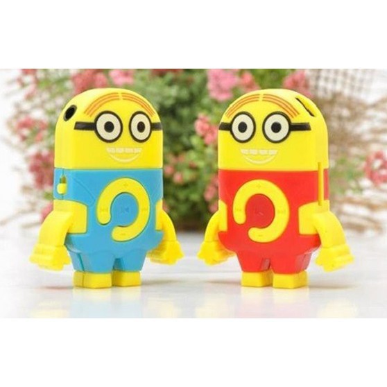 Máy Nghe Nhạc Mp3 Hình Minion (Hồng) Nkt1 shop oanh