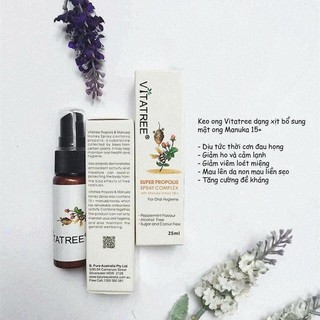 Xịt Keo Ong Vitatree 25ml date 2023