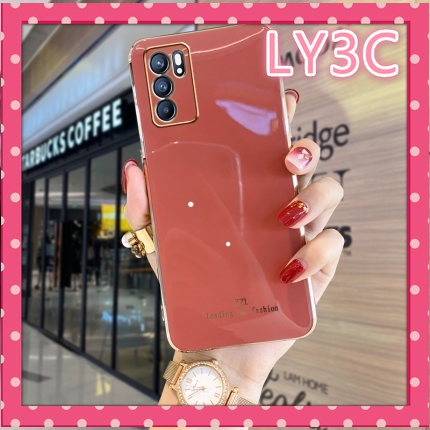 Ốp Điện Thoại Silicone Mềm Mạ Điện LY3C Cho OPPO Reno 6Z 5G / A16 / Reno 6 / Reno 5 / Reno 5F / Reno 4