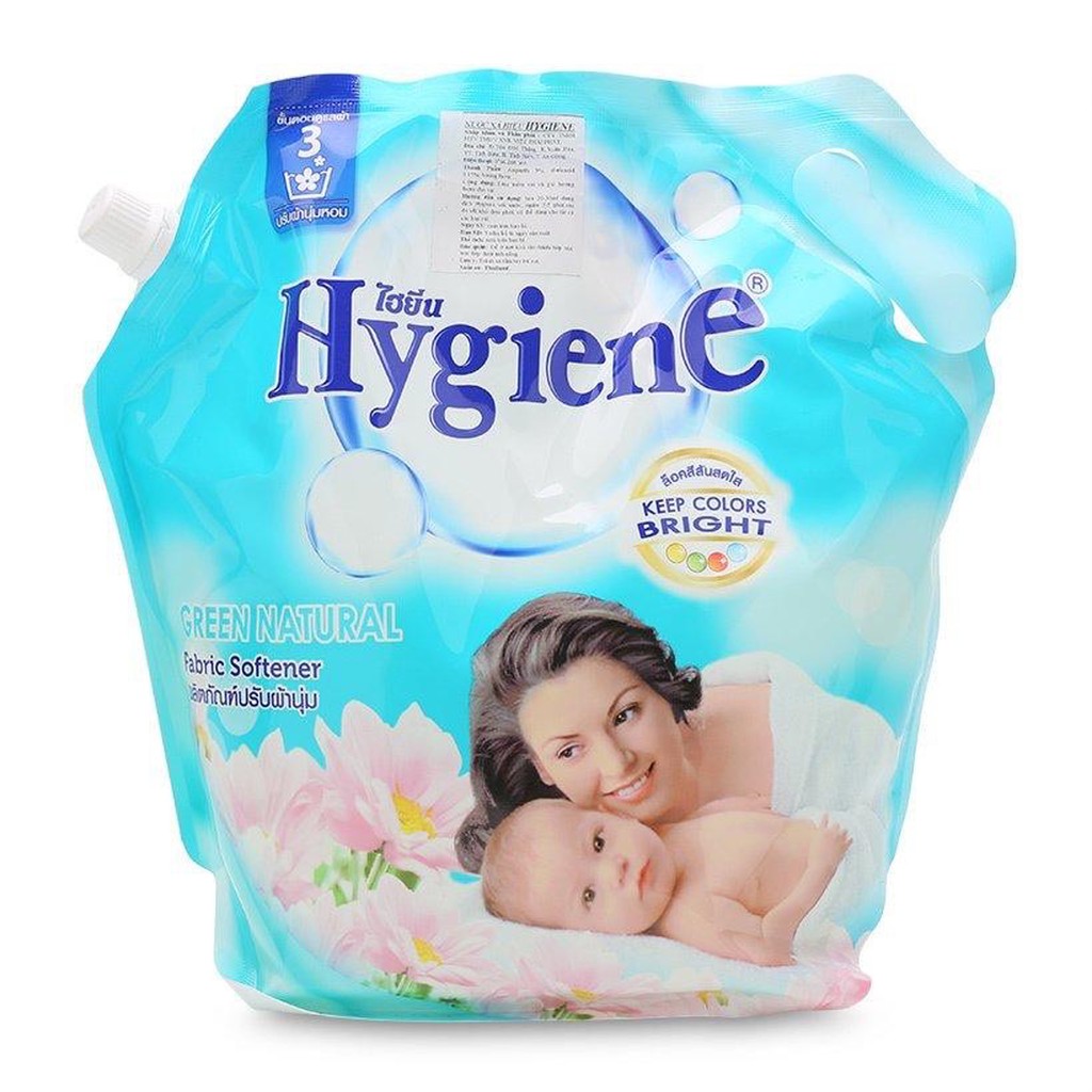 Túi nước xả vải,quần áo Hygiene 1800ml Thái Lan