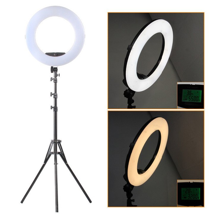 Bộ Giá Đỡ Điện Thoại Livestream Có Đèn Led 26cm - Chiều cao 2 mét 1