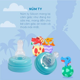 Bình Sữa Thủy Tinh Cổ Chuẩn Farlin NB205 ( 60ml - Núm Sơ Sinh )