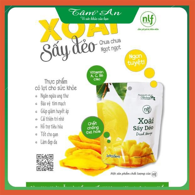 {TÂM AN} Xoài sấy dẻo gói 75g - Nông Lâm Food