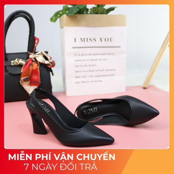 Giày Cao Gót Xuất Khẩu Gót C 7 Phân Thời Trang