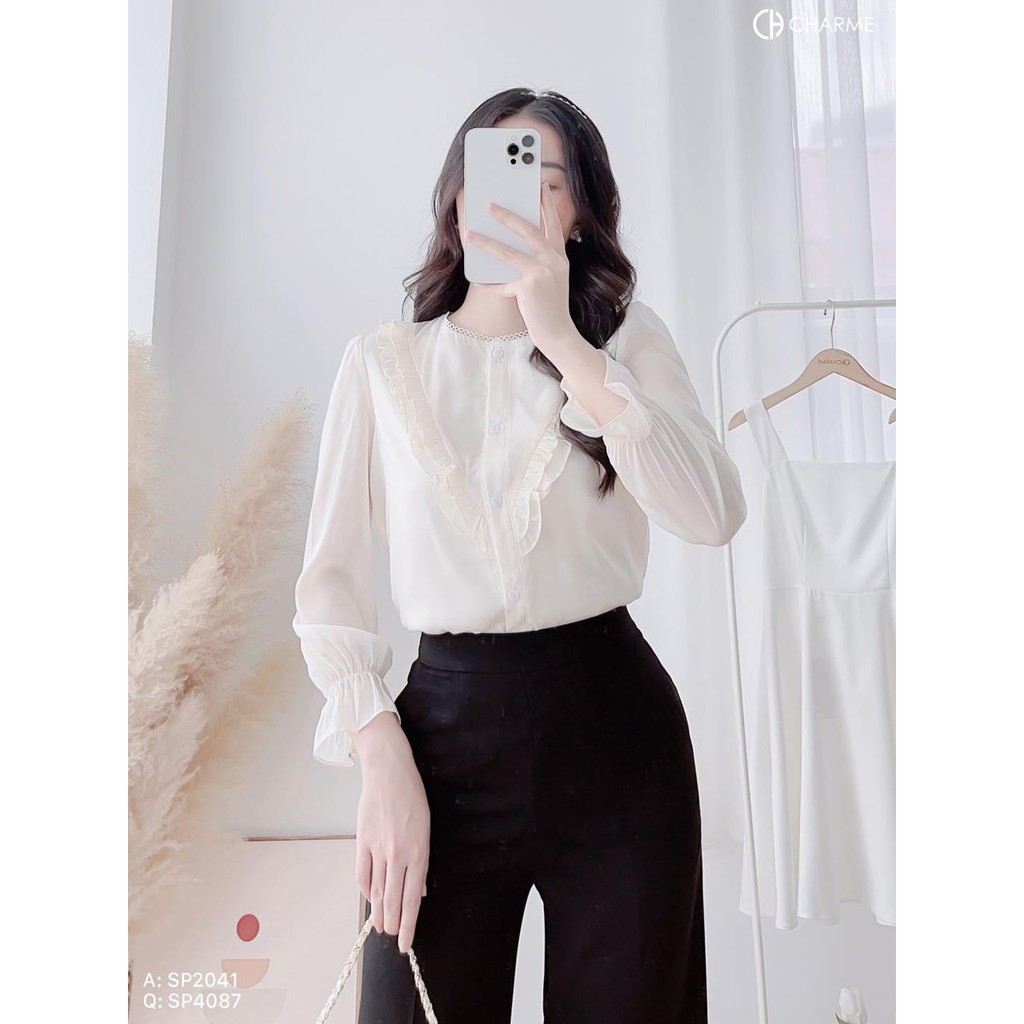 Quần công sở 💗 Charme 💗 Quần ống suông basic tông dáng đủ size S, M, L