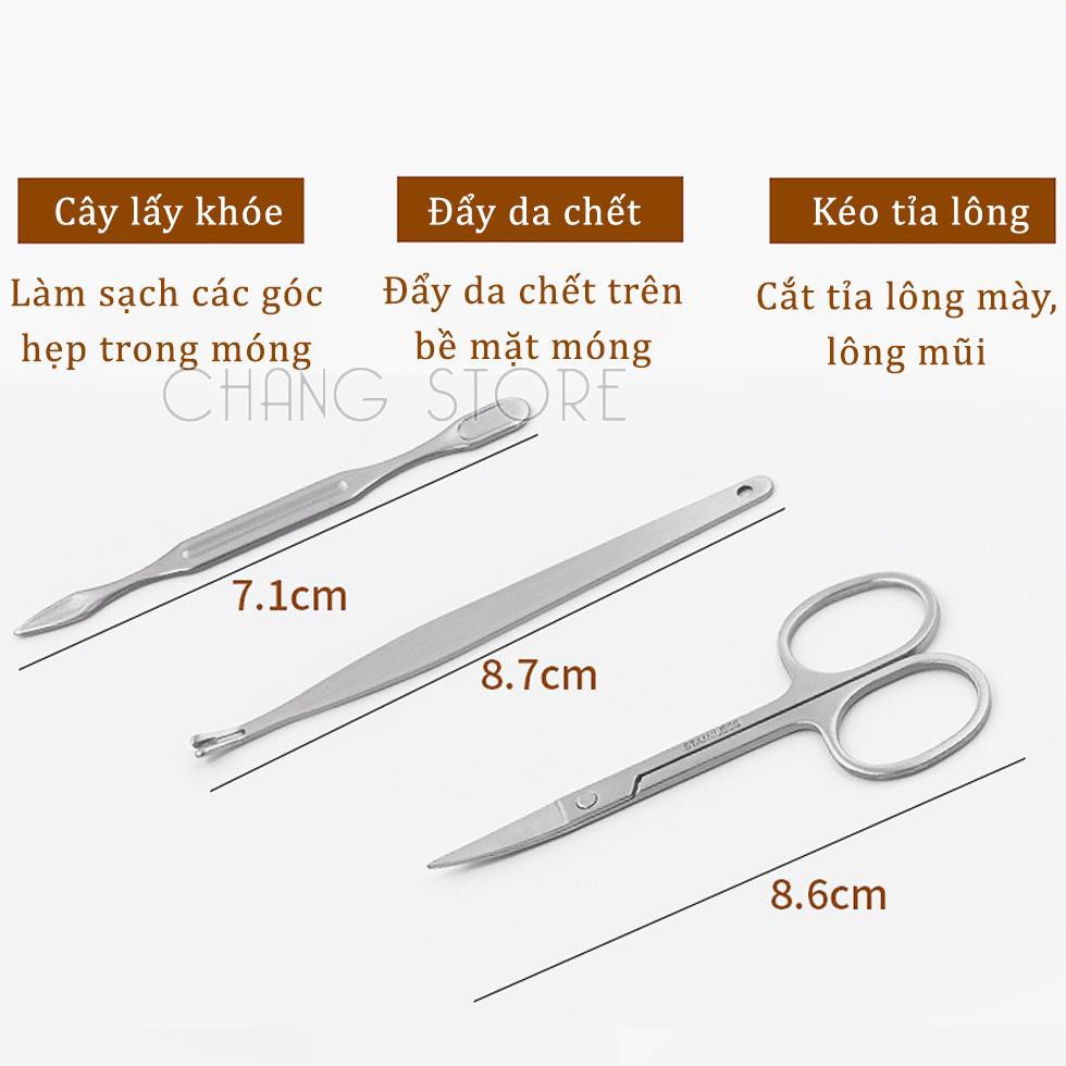 Set Bộ Cắt Móng Tay 12 Món Đa Năng