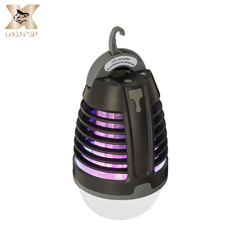 Đèn điện LOCO FISH diệt muỗi/ côn trùng chống sốc kích thước nhỏ gọn tiện dụng khi đi cắm trại/ dã ngoại