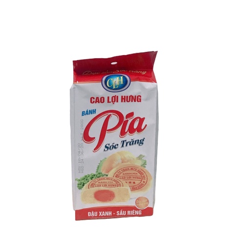 [TÚI 16 CÁI] BÁNH PÍA SÓC TRĂNG ĐẬU XANH SẦU RIÊNG 280G CAO LỢI HƯNG (DATE MỚI NHẤT), Món quà biếu tặng giá rẻ ngon