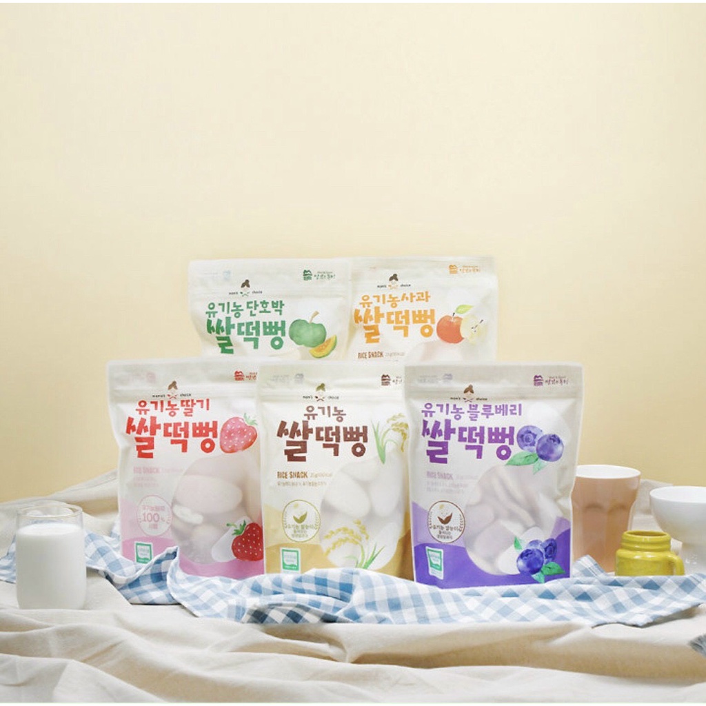 Bánh gạo ăn dặm hữu cơ Mom's Choice Hàn quốc cho bé từ 6 tháng - Bituti Shop