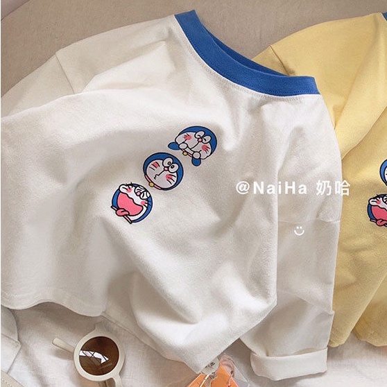 Áo Thun Tay Dài In Họa Tiết Hoạt Hình Phong Cách Hàn Quốc Dễ Phối Đồ Thời Trang Mùa Xuân Cho Bé Trai Và Gái
