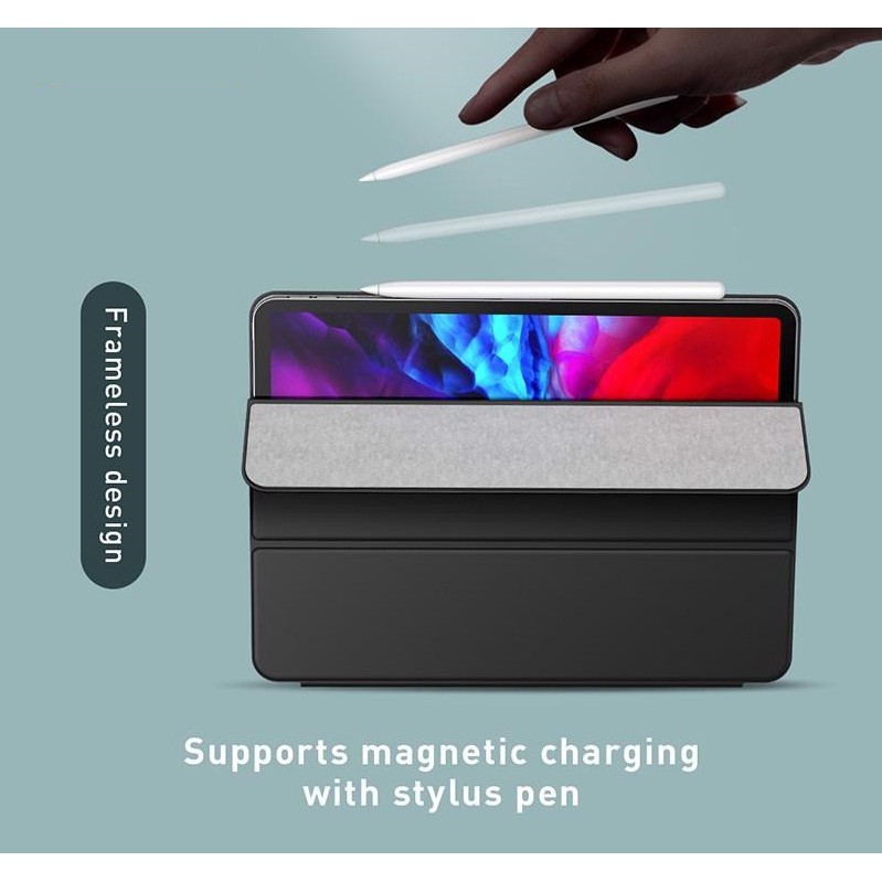Bao da nam châm Baseus Magnetic Leather Case cho iPad Pro 2020 (11 inch/12.9 inch) cao cấp, sang trọng | BigBuy360 - bigbuy360.vn