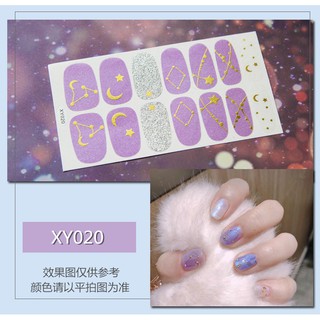 Decal dán móng tay chống thấm nước xy020-14