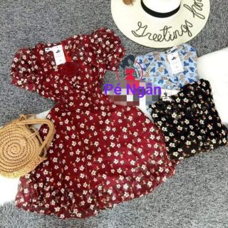 Đầm voan hoa nhí combo chọn live. .