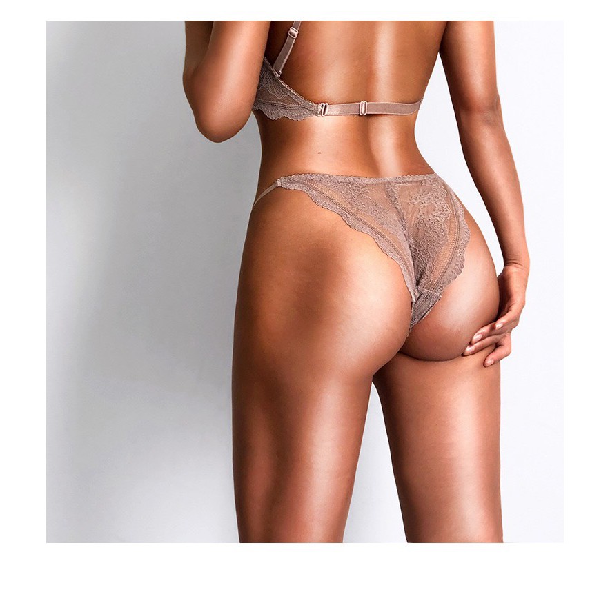 Quần Lót Lọt Khe Ren Hoa Sexy Quyến Rũ Lưng Thấp