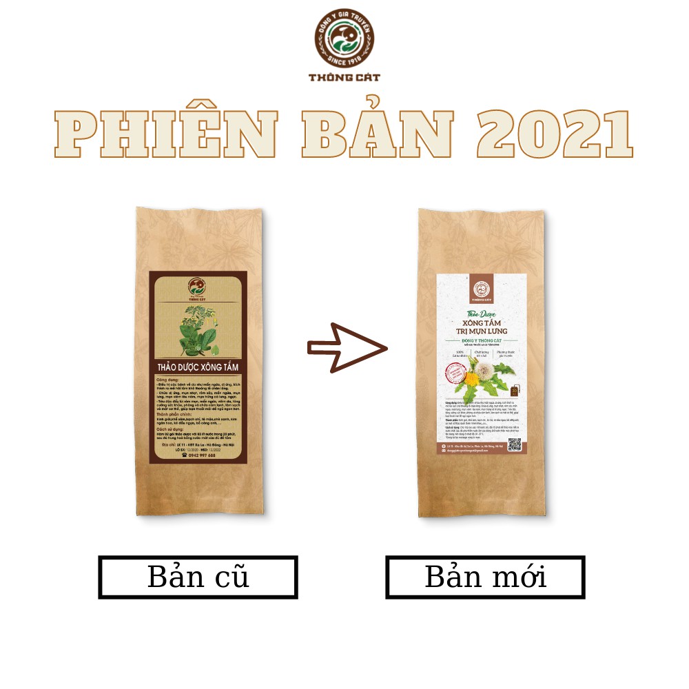 Thảo dược xông tắm,chăm sóc cơ thể Đông y gia truyền Thông Cát(Since 1918)- Hết mụn lưng, viêm lỗ chân lông trong 2 tuần