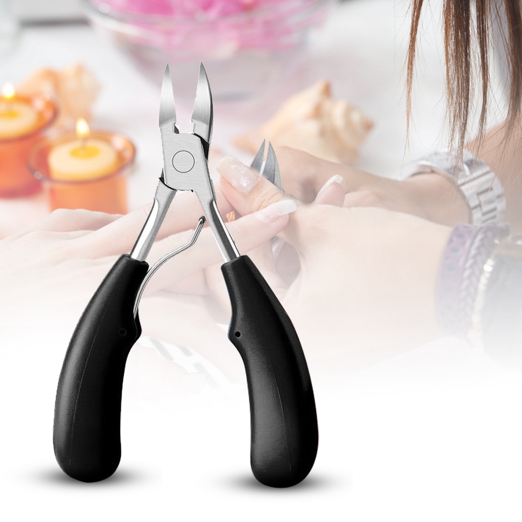 Kềm Cắt Móng Tay / Móng Chân Cong Bằng Thép Không Gỉ Chuyên Nghiệp Cho Nam