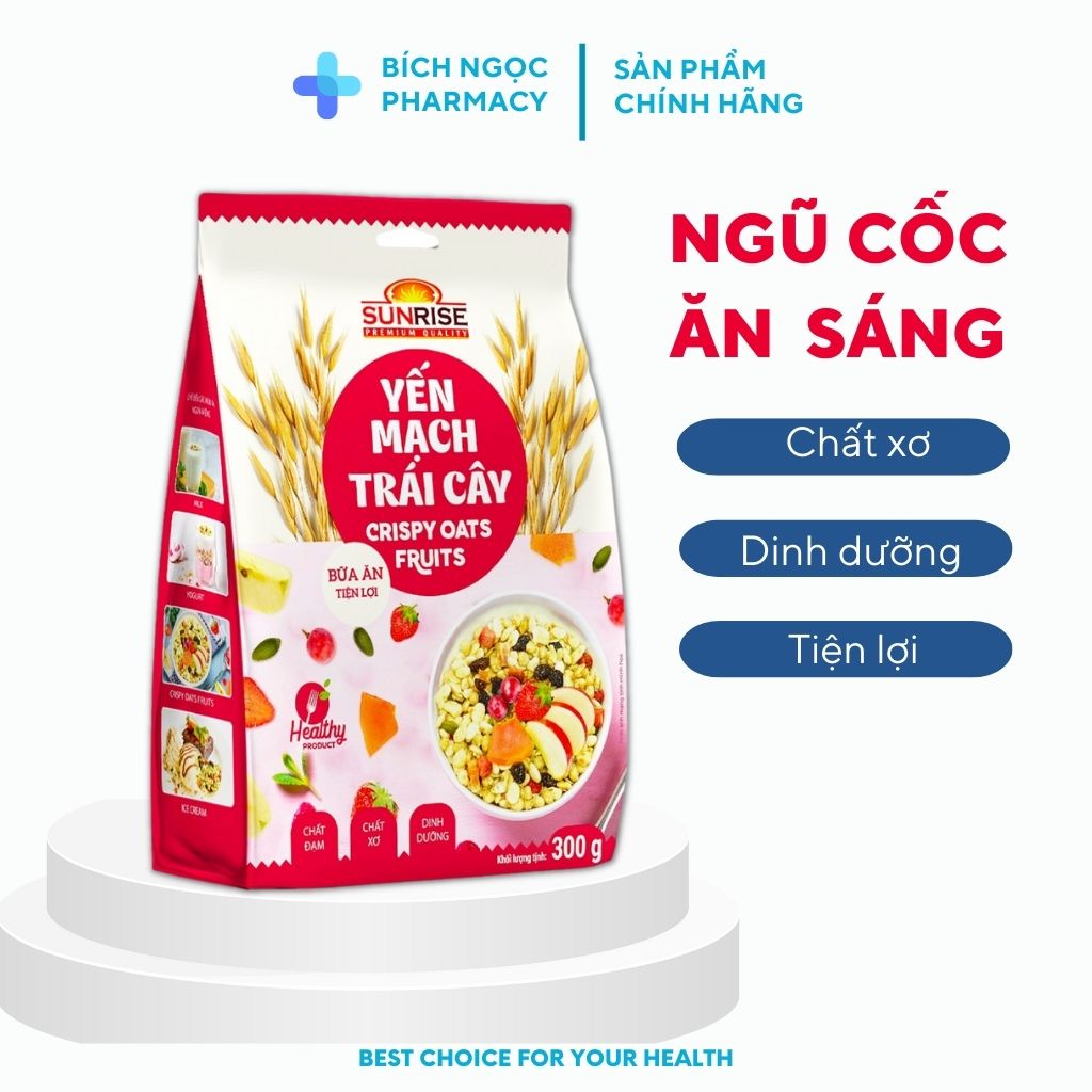 Ngũ cốc ăn sáng - Yến mạch trái cây Sunrise 300g
