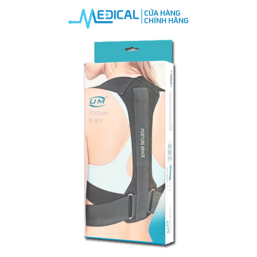 Đai chống gù lưng United Medicare C15 màu đen - MEDICAL