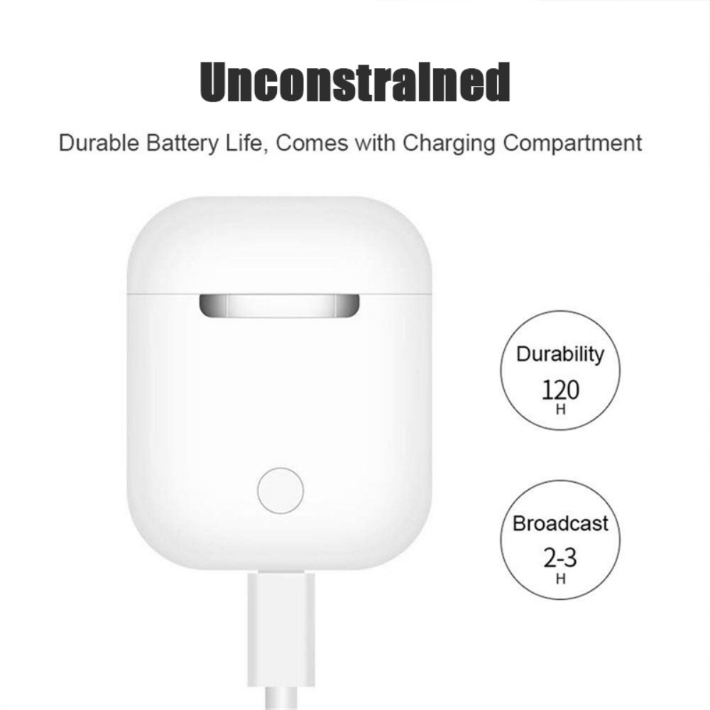 Tai nghe không dây bluetooth 5.0 i12 tws chạm cảm ứng âm thanh nổi sống động chất lượng cao | BigBuy360 - bigbuy360.vn