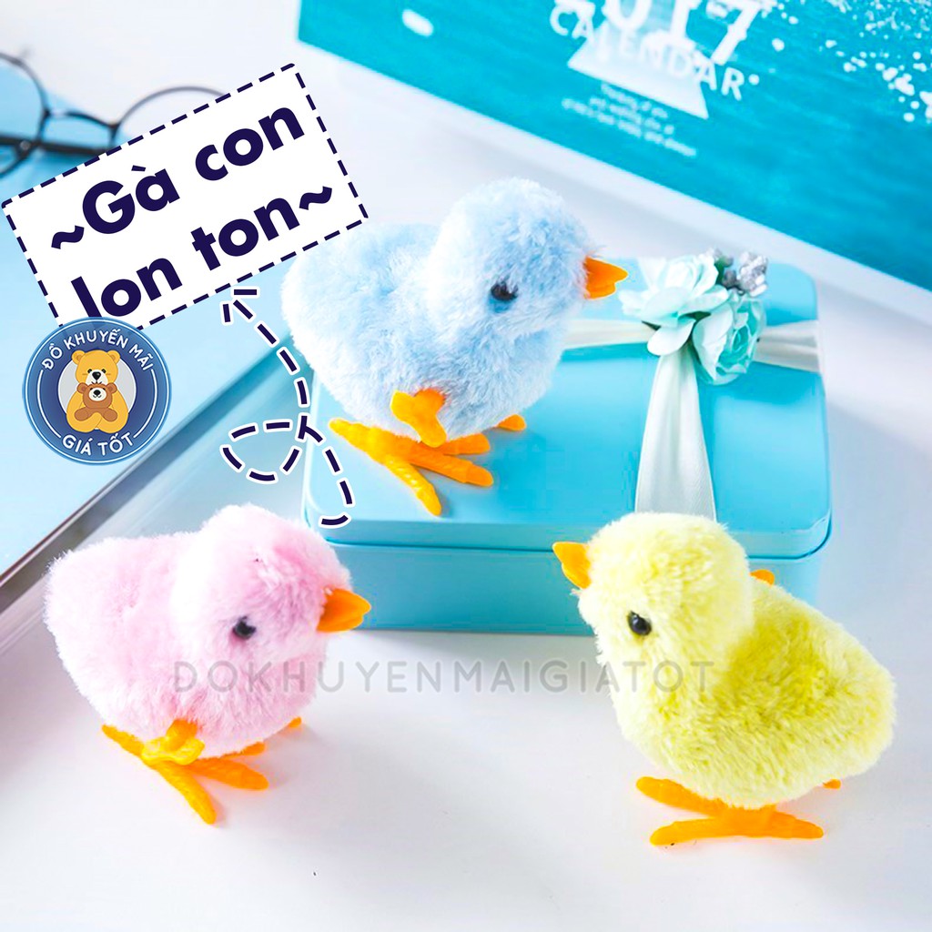 🥰 GIÁ SỐC 🥰 Đồ chơi gà con vặn dây cót cho bé 4 màu đáng yêu không sử dụng pin