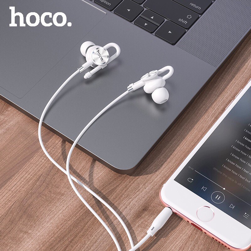 Tai nghe nhét tai Hoco M84 Perfection có mic chân cắm 3.5 dây dài 1m